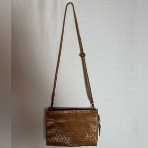 The Sak Brown Leather Crossbody Bag